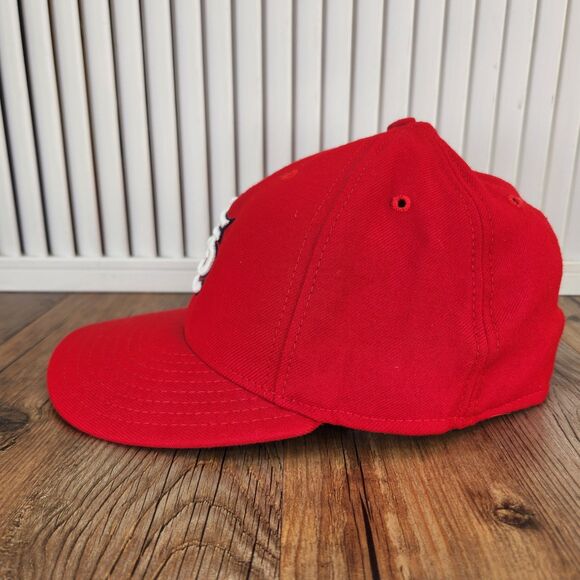 VINTAGE St Louis Cardinals New Era 59fifty Sz 7.5 Hat Cap Red Wool USA Baseball - Picture 6 of 11